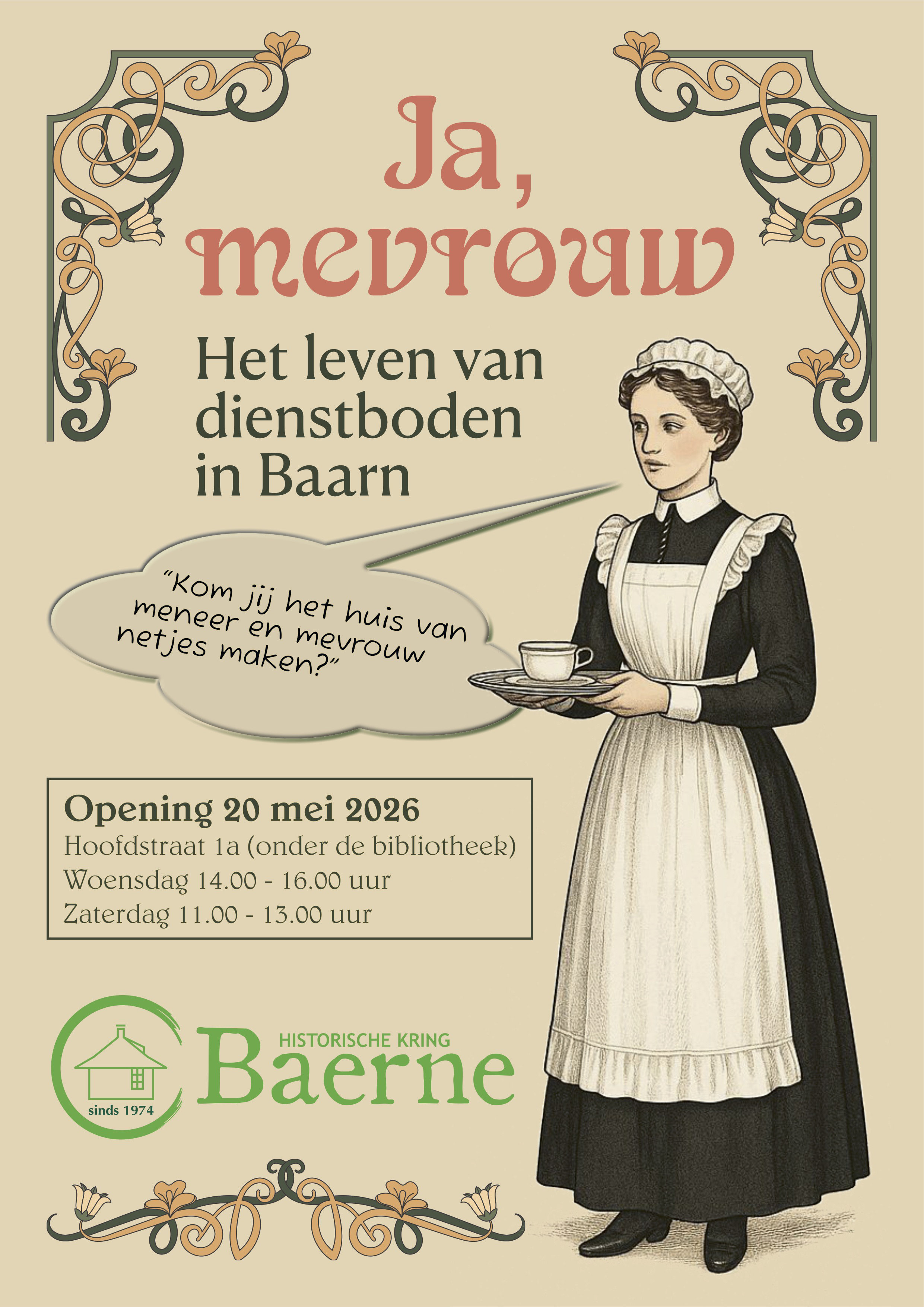 Ja mevrouw - het leven van dienstboden in Baarn